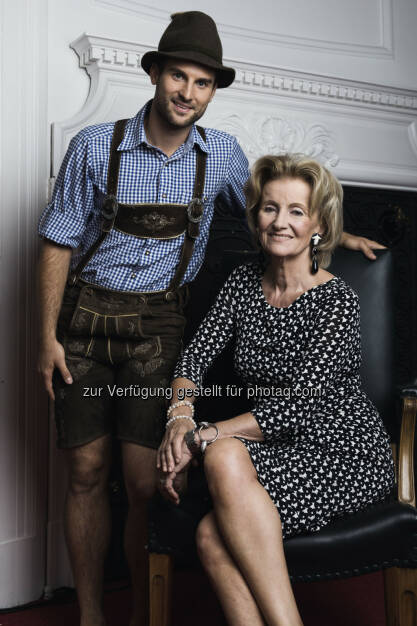 Elisabeth Gürtler mit Markus Ahrens (C) Manuel Tauber-Romieri, © Puls 4 (24.02.2015)