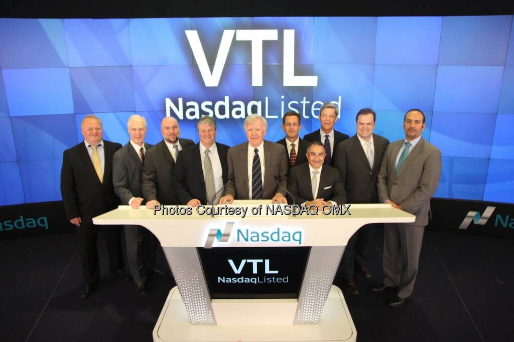 Vital Therapies, Inc. Rings the Nasdaq Closing Bell! $VTL  Source: http://facebook.com/NASDAQ (25.02.2015) 