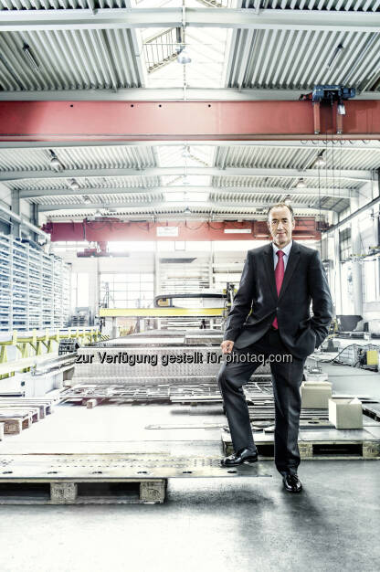 Jan Willem Jongert, CEO der Schwarzmüller Gruppe: Schwarzmüller 2014 um 37 Millionen Euro gewachsen, © Aussender (25.02.2015) 