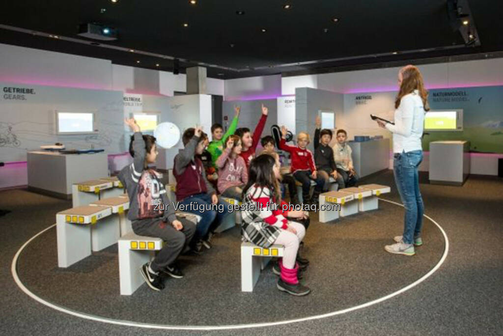 BWM Junior Campus 2.0: Ab sofort können 7- bis 13-Jährige im sogenannten Campus Labor an zehn neuen interaktiven Exponaten die Welt der Mobilität, Nachhaltigkeit und Globalität entdecken., © Aussendung (26.02.2015) 
