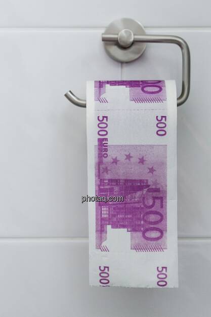 Gesucht: Eine Bildunterschrift möglich zu dieser 500-Euro-Klapierrolle ... (16.02.2013) 