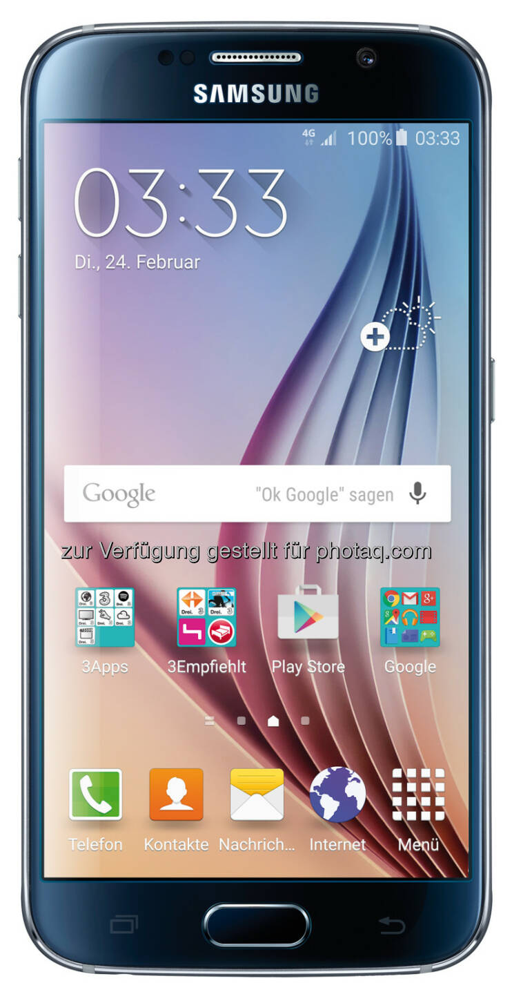 Hutchison Drei Austria Gmbh: Neue Samsung Galaxy S6 Flaggschiffe bei Drei