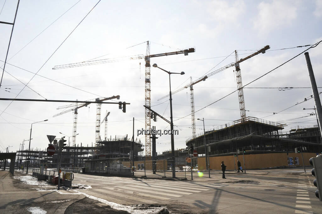 Grossbaustelle Zentralbahnhof Wien (17.02.2013) 