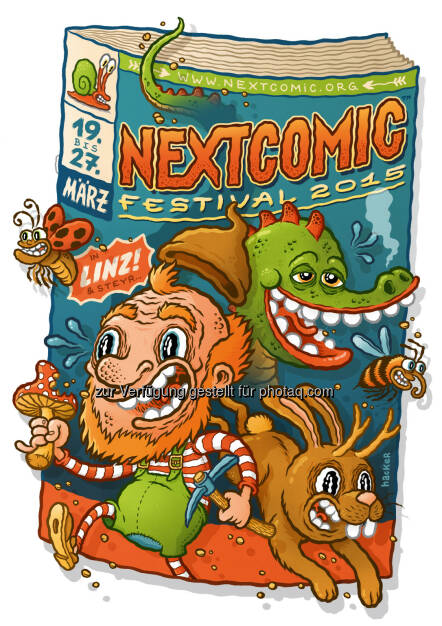 Kunstverein lin_c und Nextcomic-Festival: Nextcomic-Festival 2015 in Linz und Steyr vom 19. März bis 27. März 2015, © Aussendung (10.03.2015) 