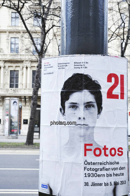 21er Haus - Fotos Österreichische Fotografien 1930er bis heute - Plakat (Bild: aus dem Zyklus Knabenporträts  von Bernhard Fuchs) (17.02.2013) 