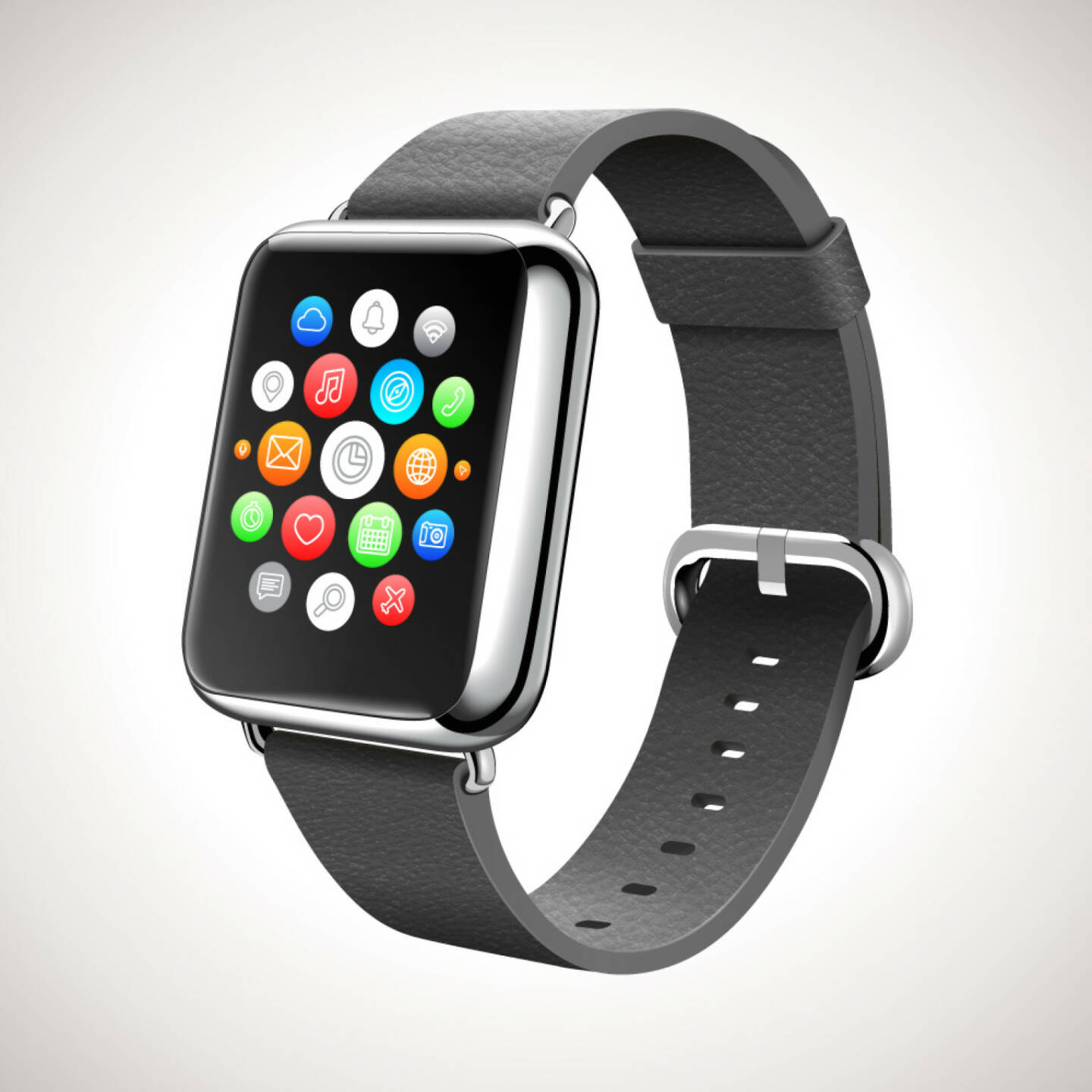 Apple Watch look-alike, Smart Watch Concept Vector Realistic Illustration, http://www.shutterstock.com/de/pic-227607688/stock-vector-smart-watch-concept-vector-realistic-illustration.html