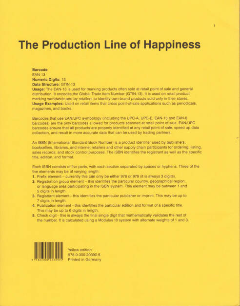 Christopher Williams - The Production Line of Happiness, Art Institute of Chicago 2014, Cover - http://josefchladek.com/book/christopher_williams_-_the_production_line_of_happiness, © (c) josefchladek.com (23.03.2015) 