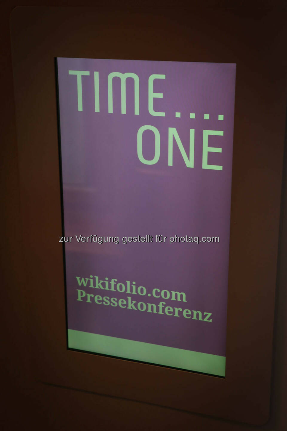 wikifolio Pressekonferenz Time...One