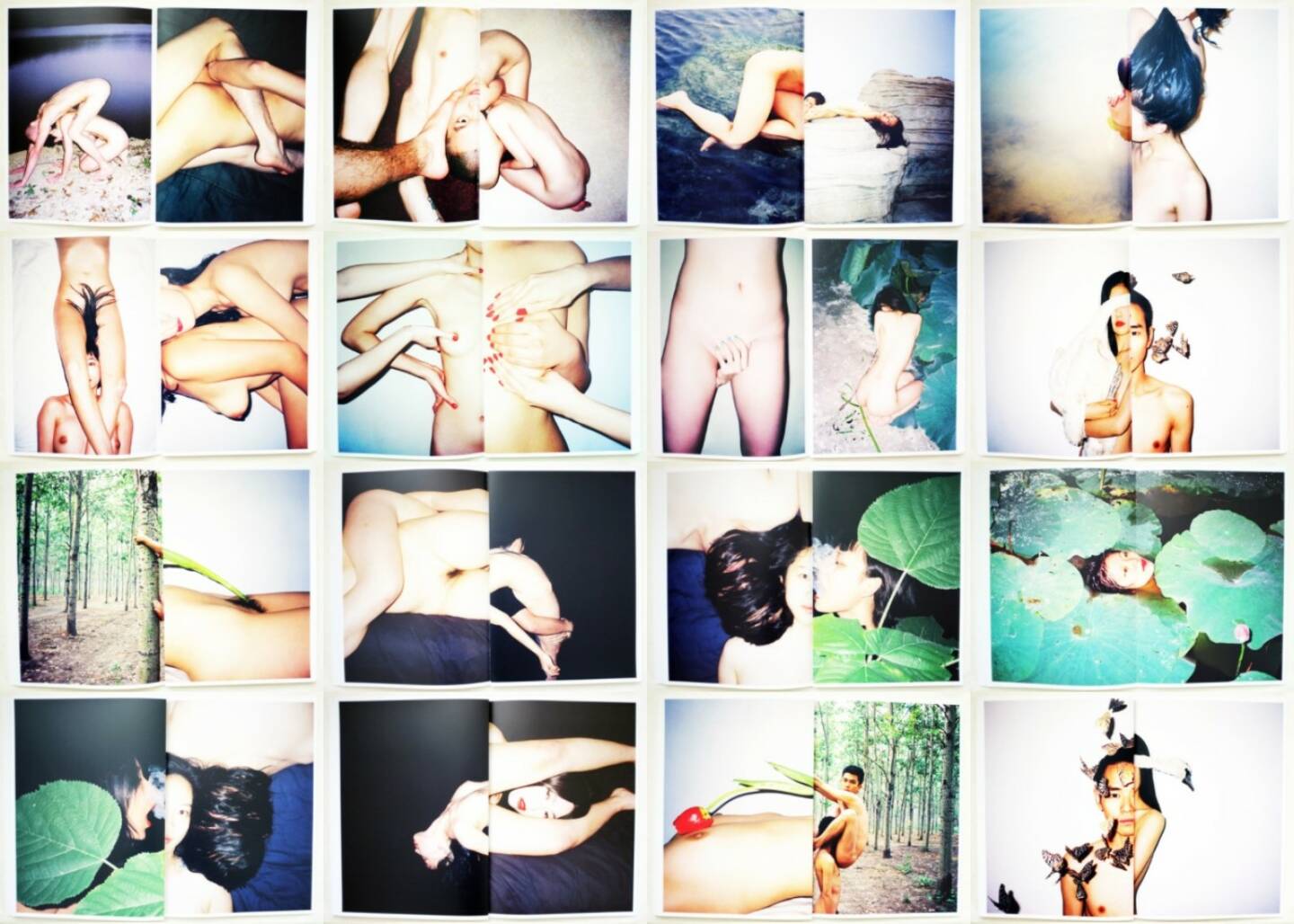 Ren Hang - 野生 (‘Wild’), dienacht/OstLicht 2015, Beispielseiten, sample spreads - http://josefchladek.com/book/ren_hang_-_野生_wild