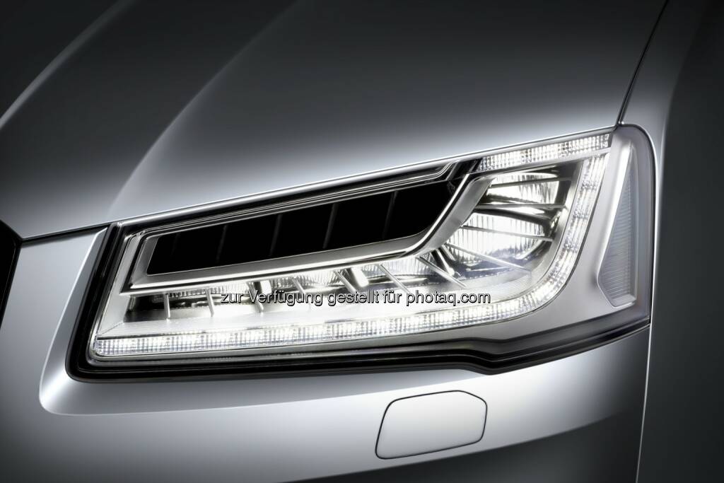 Hella - Matrix LED headlamps with glare-free high beam in an Audi A8 (Photo: HELLA), © Aussender (26.03.2015) 
