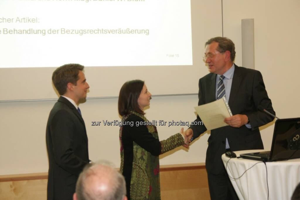 Daniel W. Blum, Marlies Steindl, Wilhelm Rasinger, © IVA (20.02.2013) 