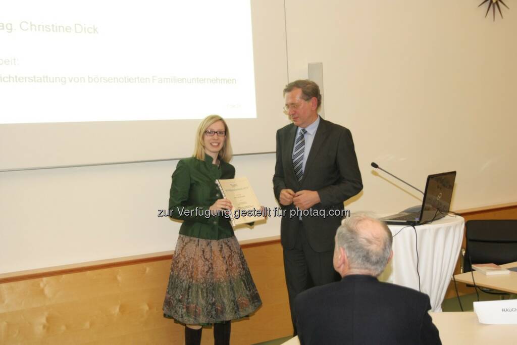 Christine Dick, Wilhelm Rasinger, © IVA (20.02.2013) 