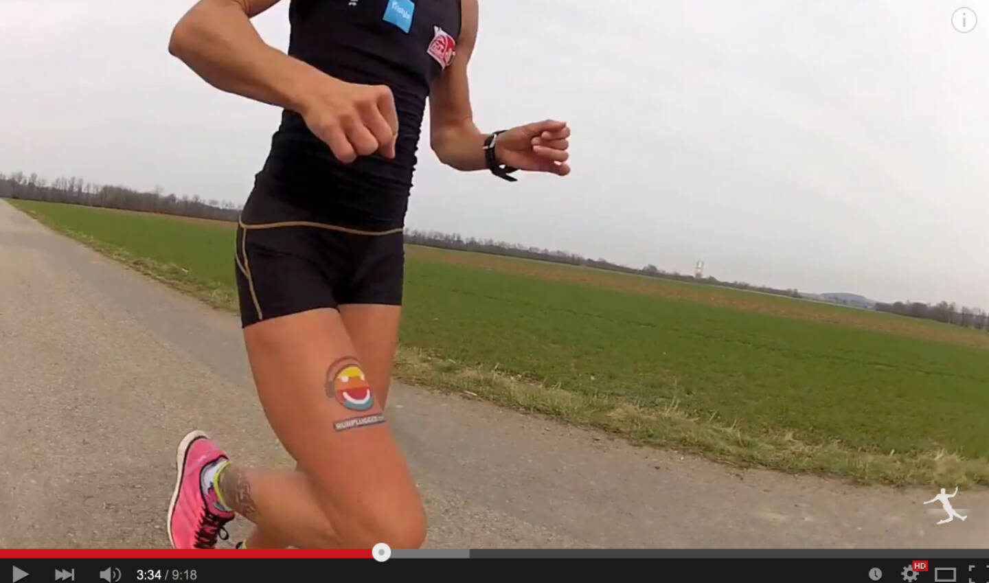 Conny Köpper, Tristyle Runplugged Runners, mit dem Runplugged Tattoo