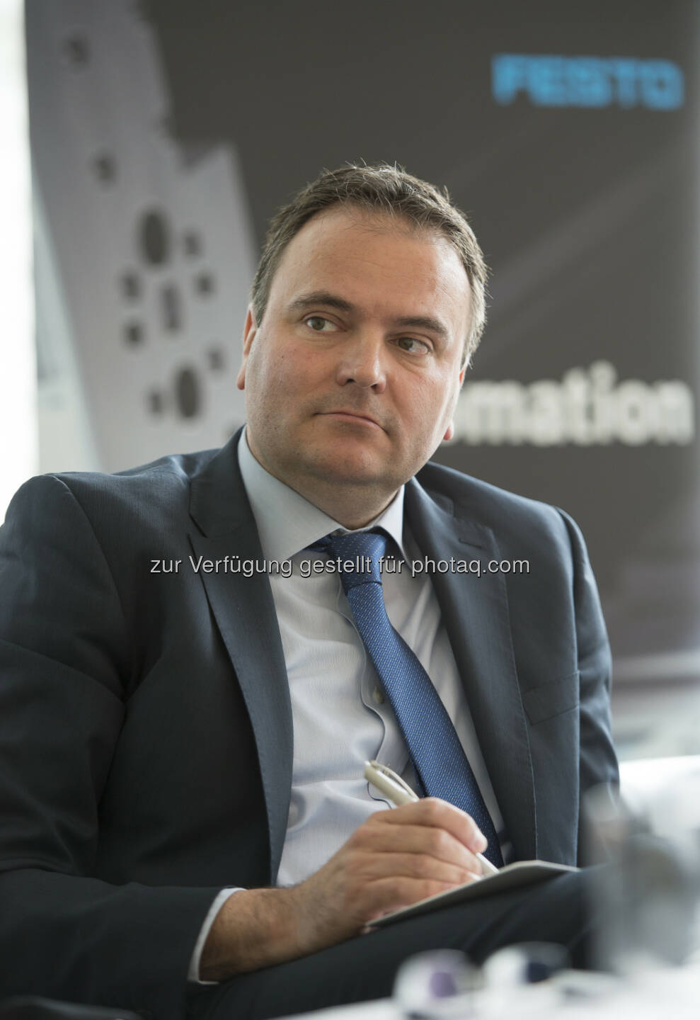 Rainer Ostermann, Country Manager Festo Österreich - Trendbarometer Industriebetriebe 2015: Industrie 4.0 – Trend oder Hype? (Bild: Festo Gesellschaft m.b.H./APA-Fotoservice/Hörmandinger)