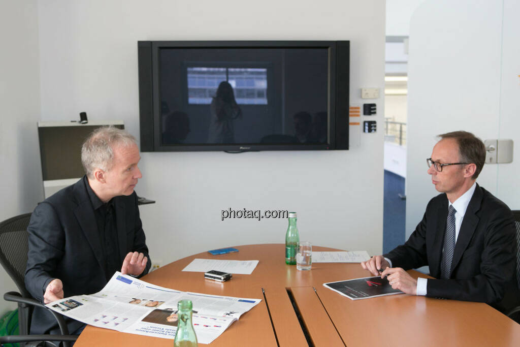 Christian Drastil, Klaus Malle (Accenture), © photaq/Martina Draper (11.04.2015) 