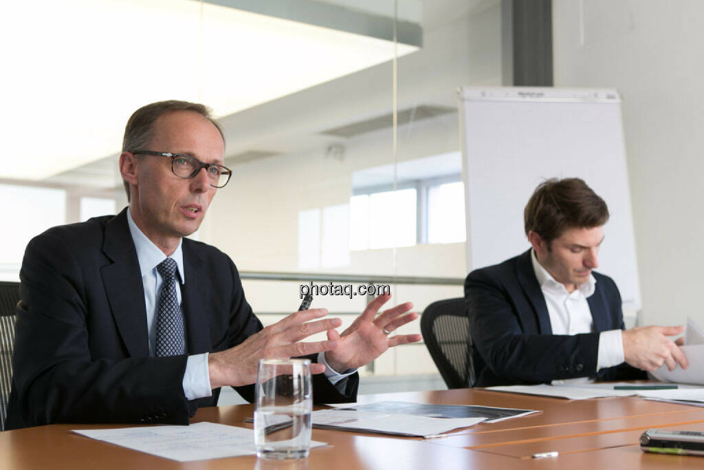 Klaus Malle (Accenture), Peter Auer (Accenture), © photaq/Martina Draper (11.04.2015) 