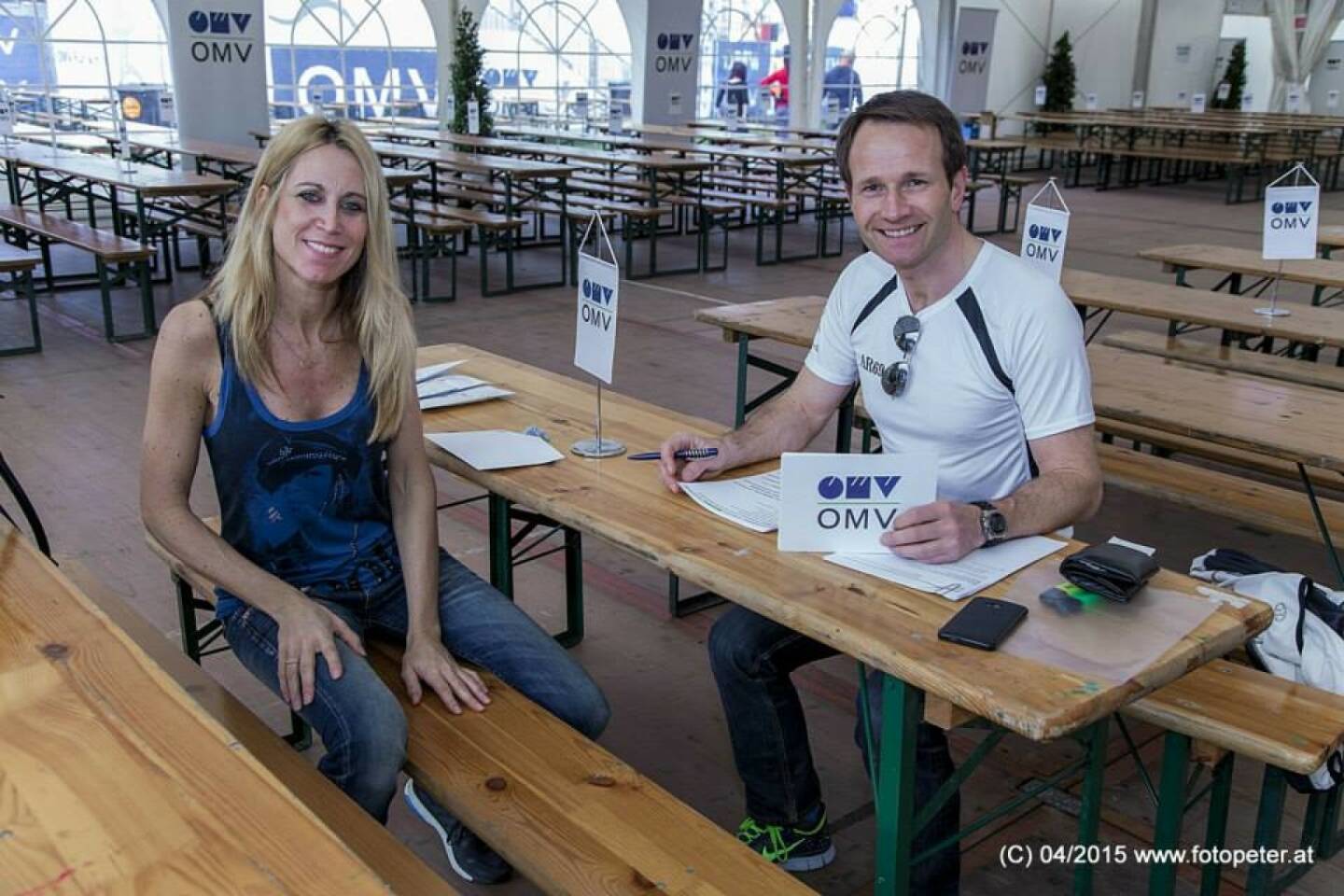 OMV als Marathon-Hauptsponsor mit Alexander Rüdiger