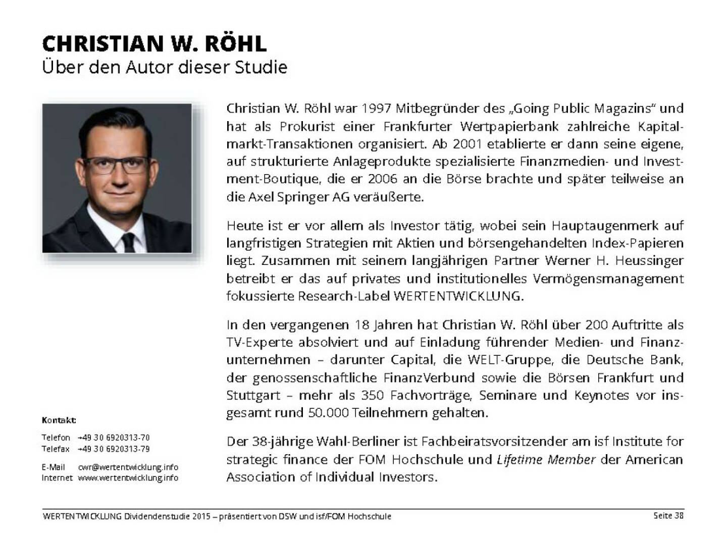 CHRISTIAN W. RÖHL