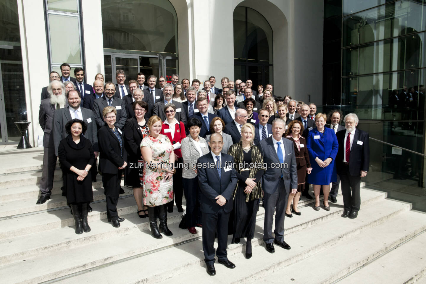 Vizekanzler und Bundesminister Mitterlehner, Science-Europe-Präsident Seabra, FWF-Präsidentin Ehrenfreund, stv. Generaldirektor für Forschung und Innovation der Europäischen Kommission Burtscher: FWF - Der Wissenschaftsfonds: Science Europe High Level Workshop 2015 eröffnet