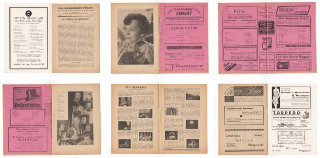 Blätter der Piscatorbühne - Der brennende Punkt - Öl, Bepa-Verlag 1928, Beispielseiten, sample spreads - http://josefchladek.com/book/blatter_der_piscatorbuhne_-_der_brennende_punkt, © (c) josefchladek.com (14.04.2015)