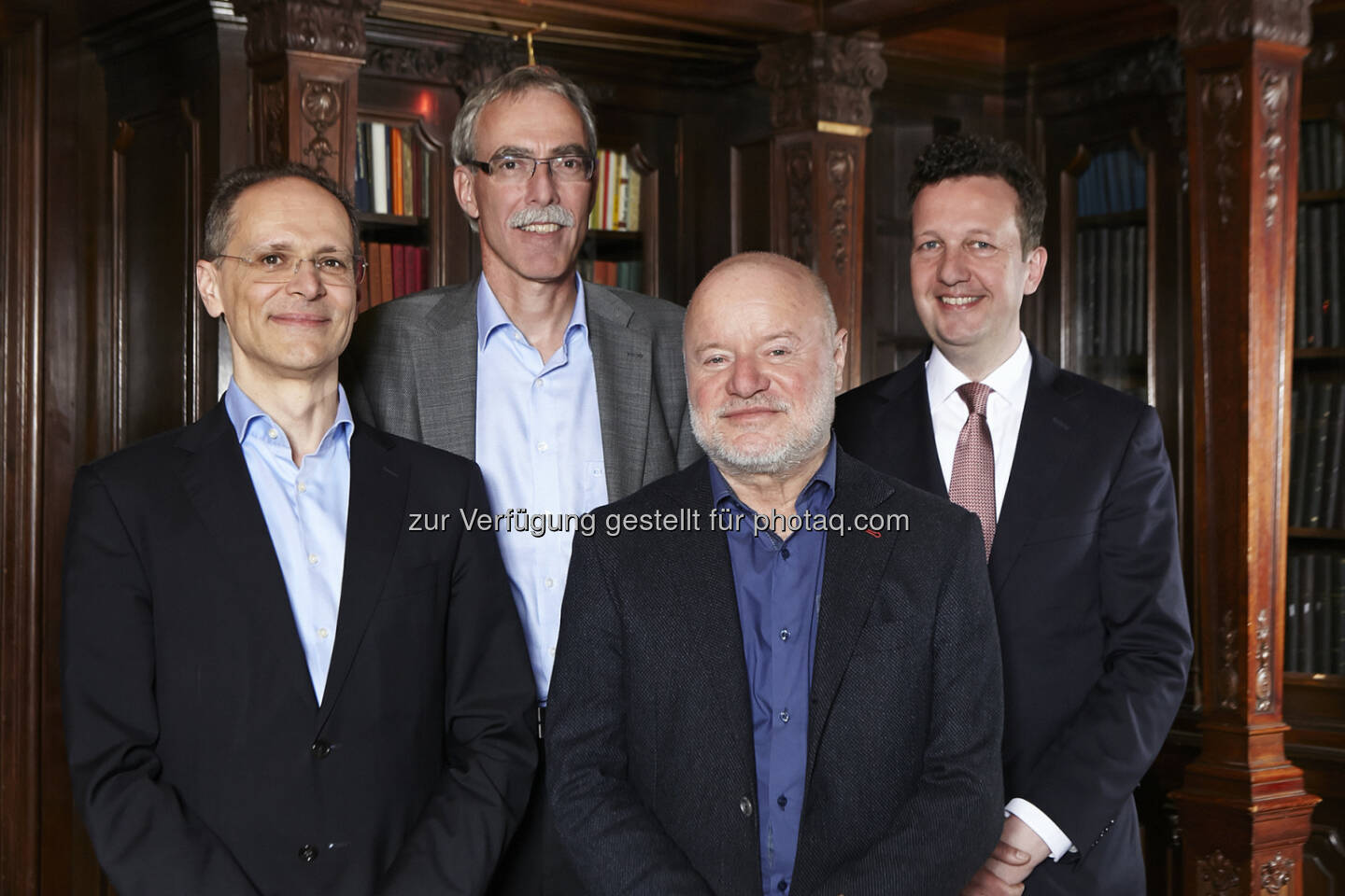 Alexander Potyka, Christian Langer, Erwin Riedesser, Benedikt Föger: Hauptverband des Österreichischen Buchhandels: Benedikt Föger als Präsident des Hauptverbandes des Österreichischen Buchhandels wiedergewählt