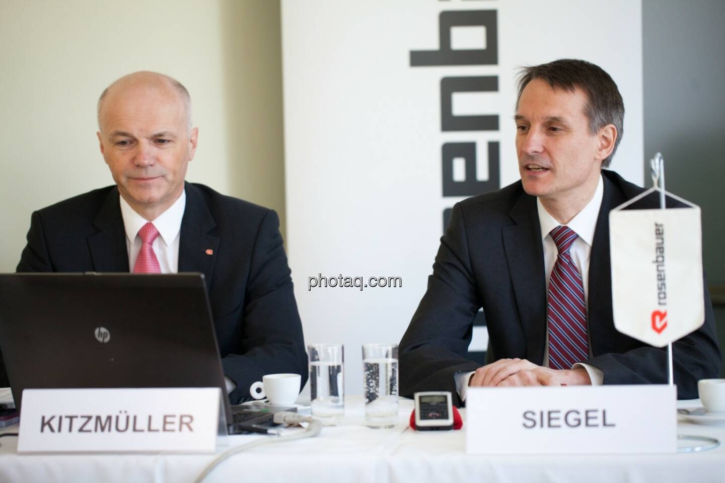 Günter Kitzmüller, Rosenbauer International AG, Dieter Siegel, Rosenbauer International AG 