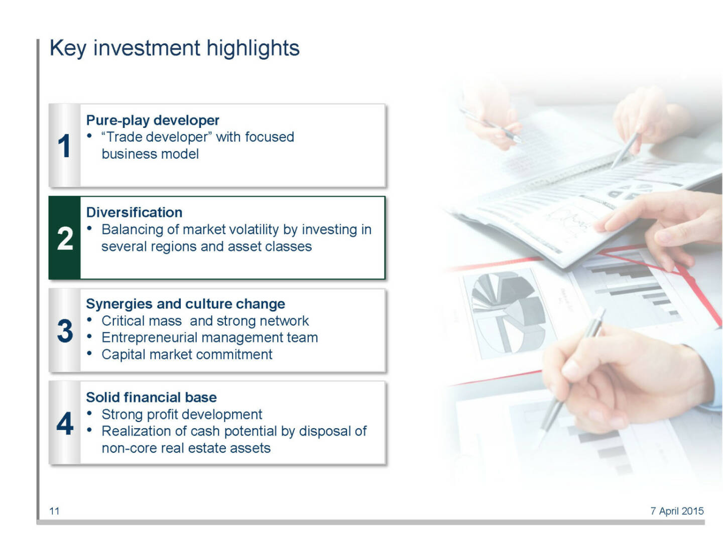 Key investment highlights