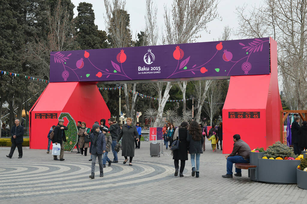 Baku, European Olympic Games 2015 <a href=http://www.shutterstock.com/gallery-2706847p1.html?cr=00&pl=edit-00>Tycson1</a> / <a href=http://www.shutterstock.com/editorial?cr=00&pl=edit-00>Shutterstock.com</a>, © www.shutterstock.com (18.04.2015) 