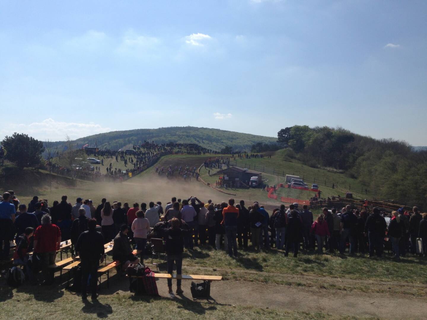 Zuschauer Moto-Cross Sittendorf