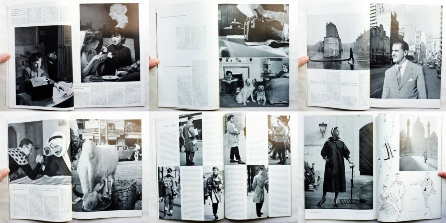 magnum – die Zeitschrift für das moderne Leben, Nummer 2, Zeitschriftenverlag Austria International und Magnum 1954, Beispielseiten, sample spreads - http://josefchladek.com/book/magnum_die_zeitschrift_fur_das_moderne_leben_nummer_2_1954_-_die_junge_generation