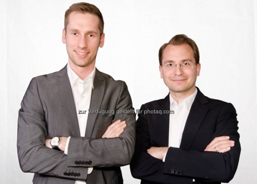 Daniel Horak (li.) und Paul Pöltner starten am 1. März mit ihrer Crowdfunding-Plattform Conda. Mehr dazu unter: http://www.boerse-express.com/cat/pages/1323387/fullstory (c) Conda (22.02.2013) 