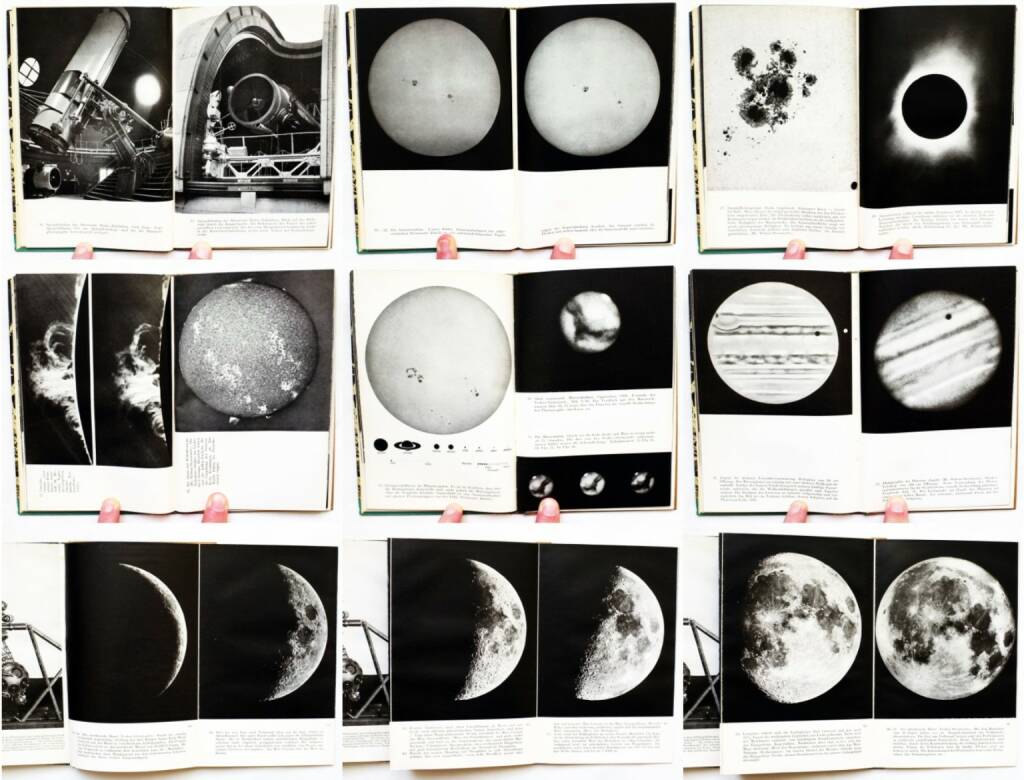 Peter Stuker - Sonne, Mond und die Planeten, Orell Füssli Verlag 1930, Beispielseiten, samples spreads - http://josefchladek.com/book/peter_stuker_-_sonne_mond_und_die_planeten_70_bilder_eingeleitet_und_erlautert_von_p_stuker , © (c) josefchladek.com (23.04.2015)