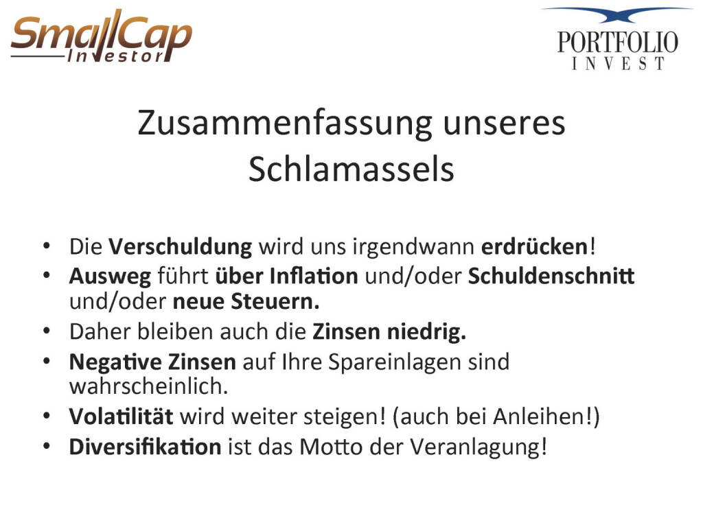 Zusammenfassung unseres Schlamassels (24.04.2015) 