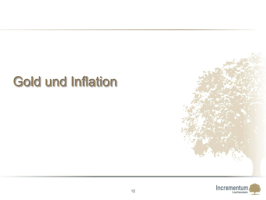 Gold und Inflation (24.04.2015) 