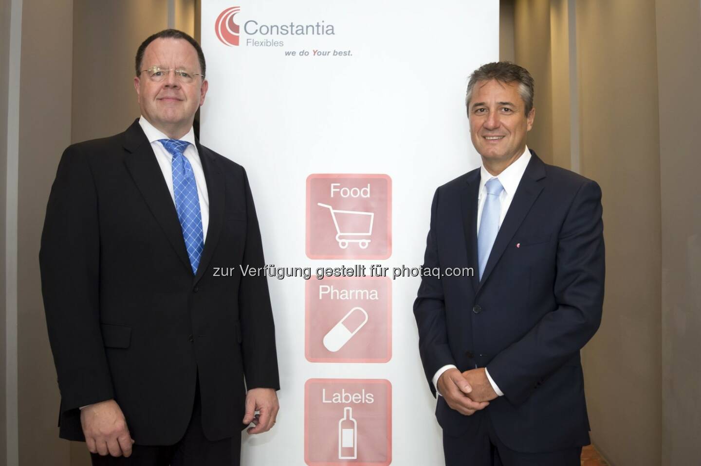Thomas Unger, CEO Constantia Flexibles Group und Peter Frauenknecht, CFO Constantia Flexibles Group: Constantia Flexibles verzeichnet Rekordjahr in 2014