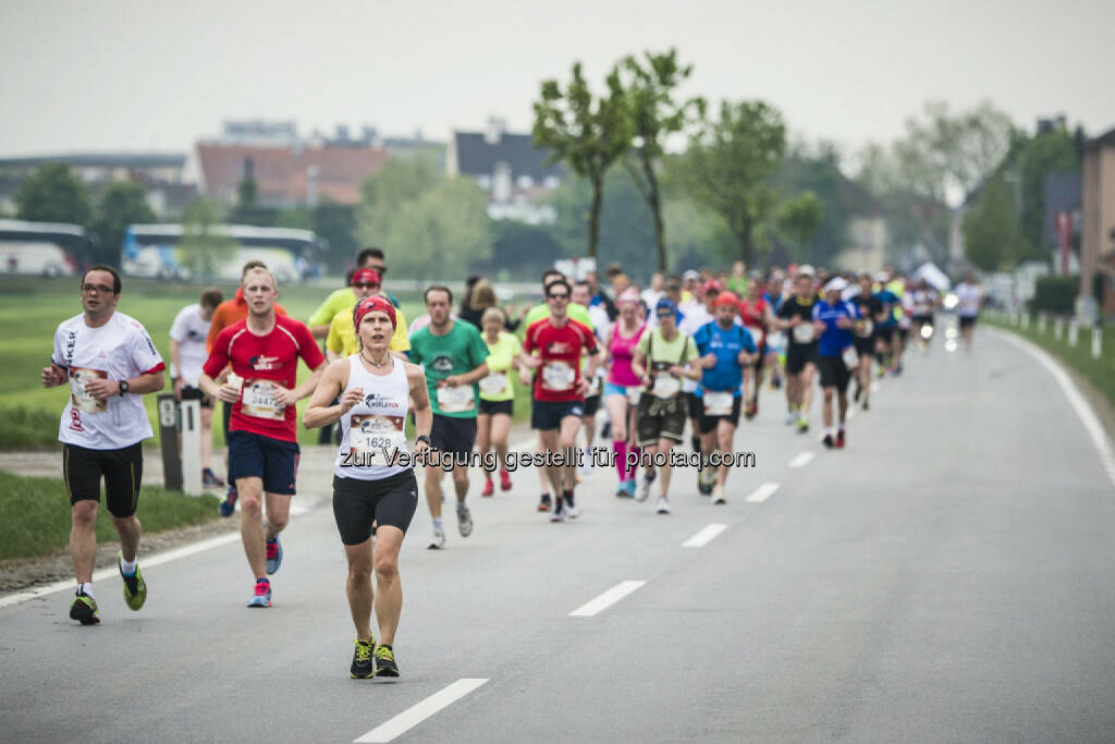 Event participants run during the Wings for Life World Run in St. Poelten, Austria on May 3rd, 2015. // Philip Platzer for Wings for Life World Run // Please go to www.redbullcontentpool.com for further information. // , © © Red Bull Media House (04.05.2015) 