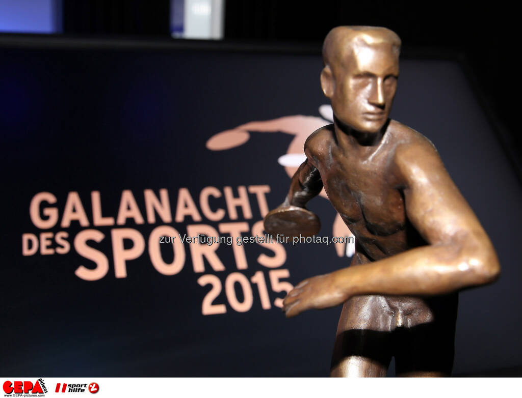 Galanacht des Sports, Trophy
Photo: GEPA pictures/ Hans Oberlaender, © Gepa (08.05.2015) 