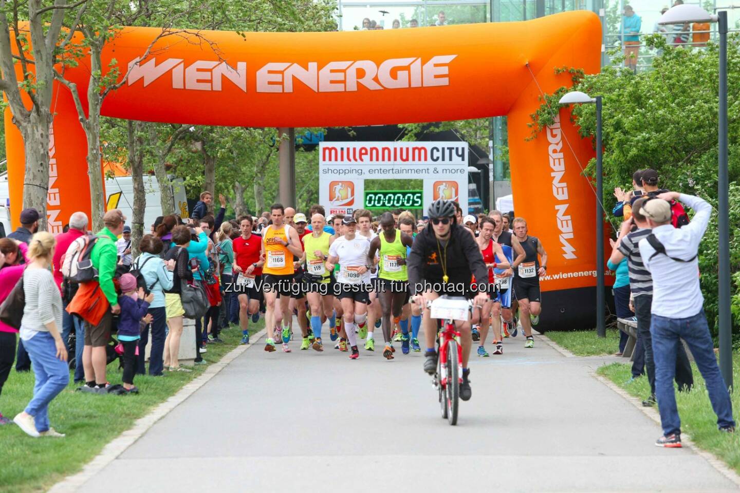 Millennium City Run 2015, Start, Wien Energie, Los