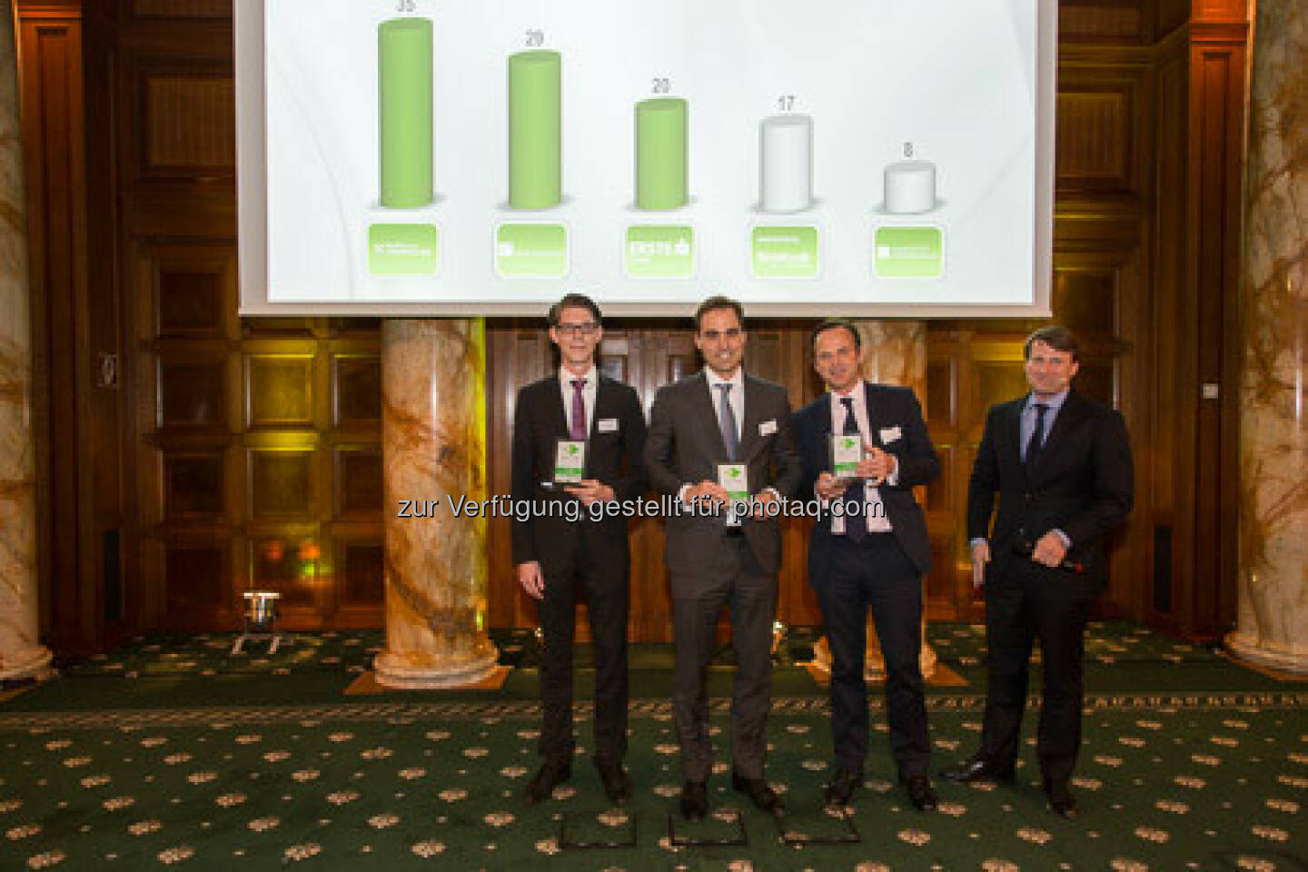 Zertifikate Award 2015 - Philipp Arnold, Volker Meinel, Lars Brandau
