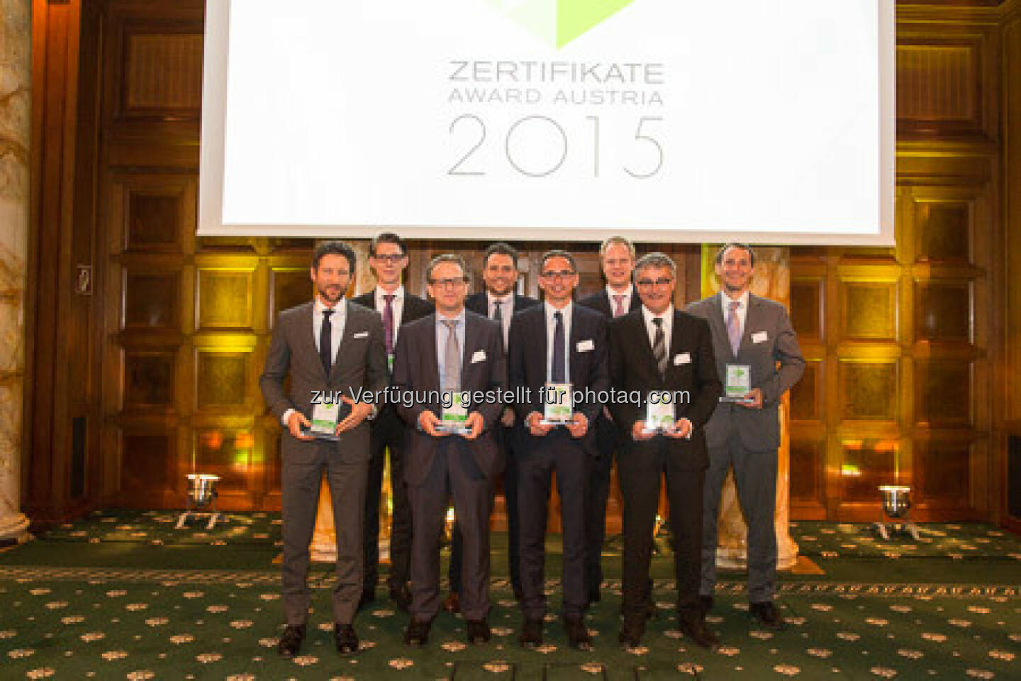 Zertifikate Award 2015 - Siegerbild