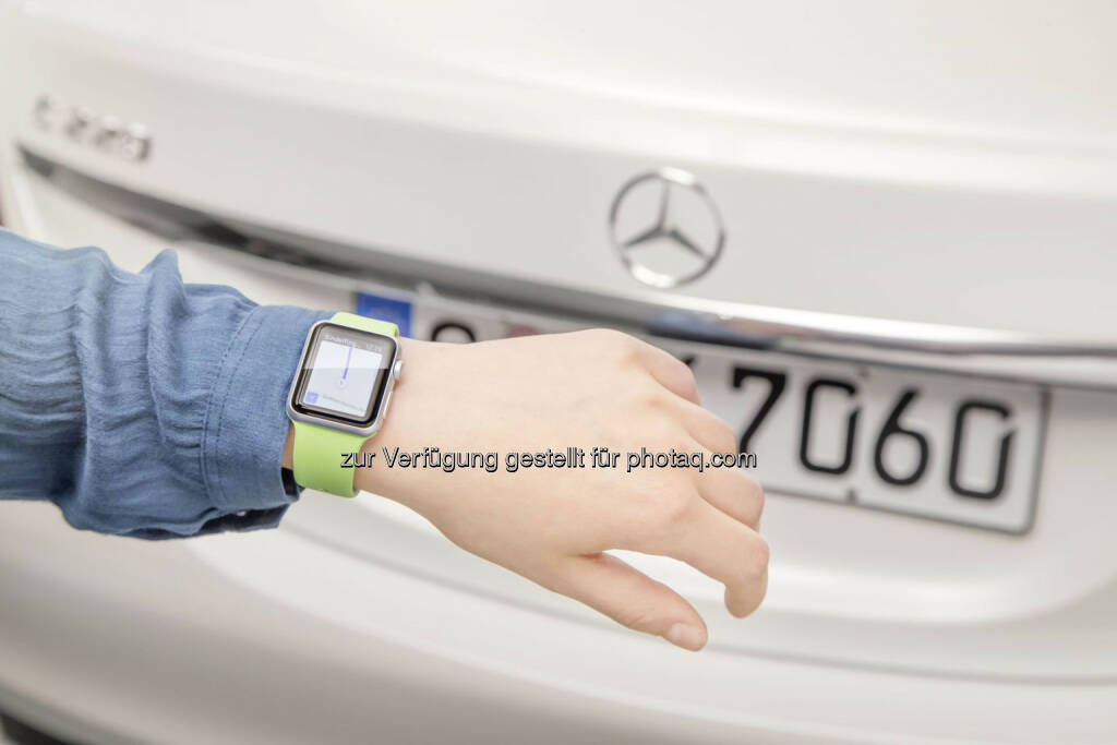 Mercedes-Benz präsentiert neue App für die Apple Watch., © Aussendung (15.05.2015) 