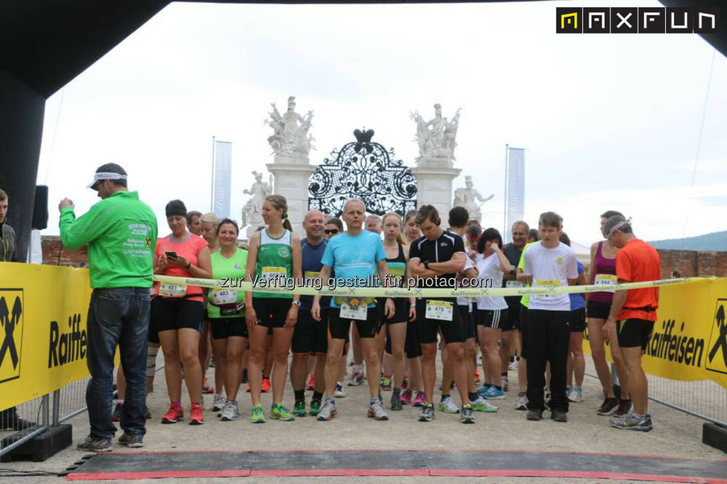 Raiffeisen Schlössermarathon 2015, vor dem Start