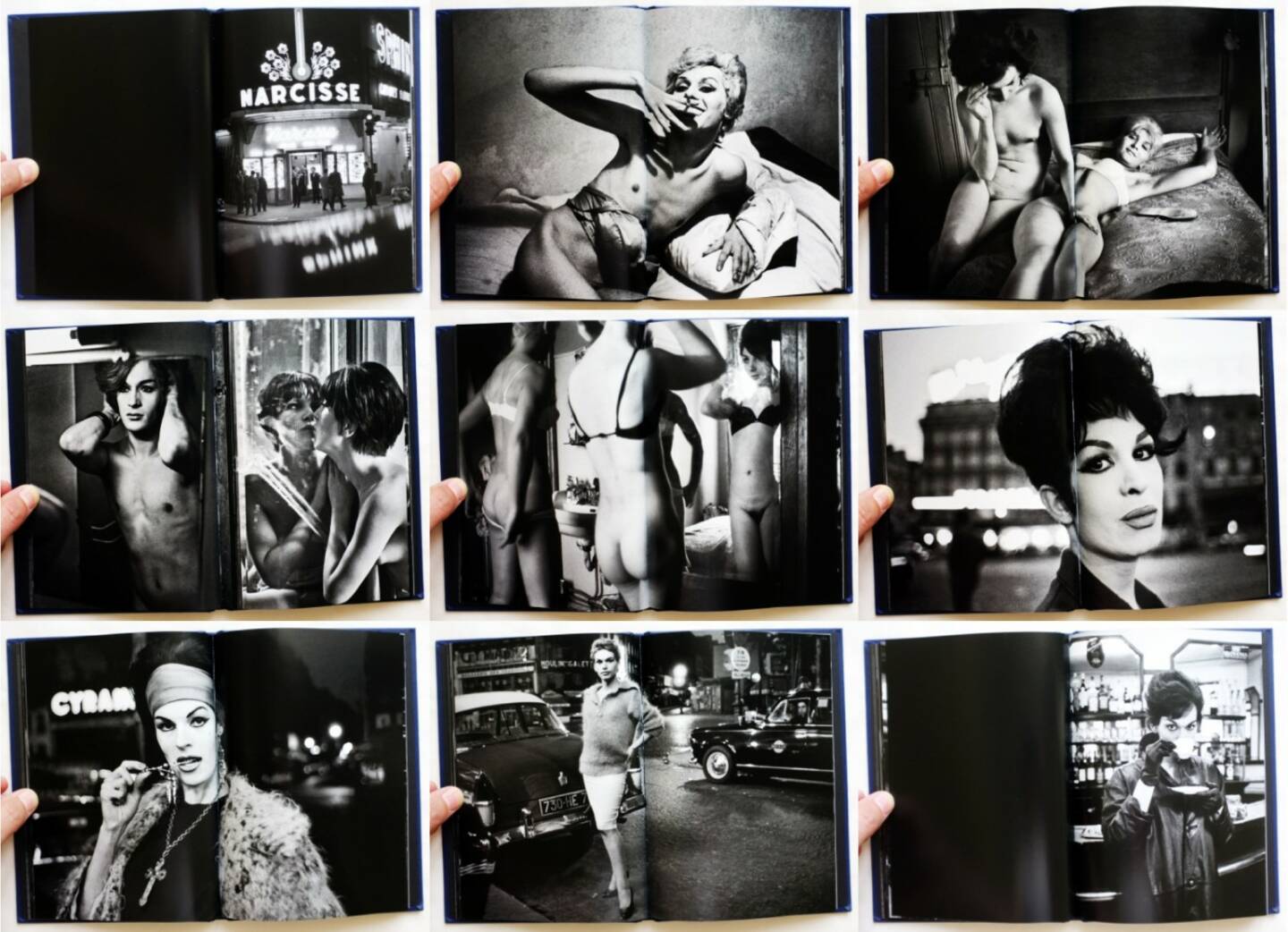 Christer Strömholm - Les Nuits de Place Blanche, Editorial RM 2015, Beispielseiten, sample spreads - http://josefchladek.com/book/christer_stromholm_-_les_nuits_de_place_blanche