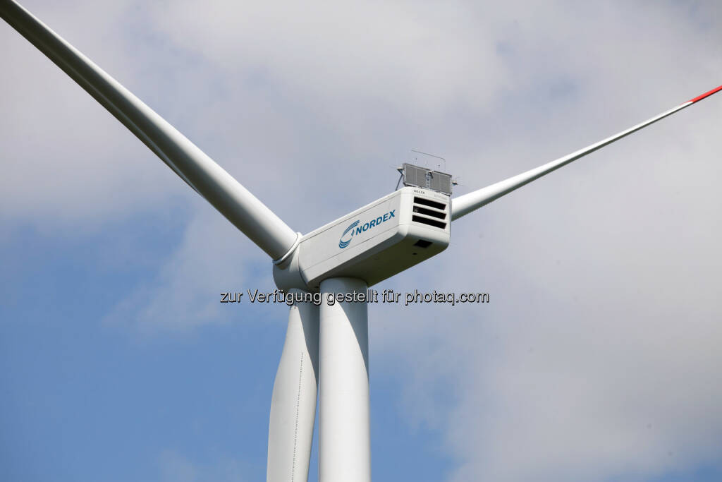 Nordex N117/3000 Delta (3,0 MW) Windenergieanlage (Bild: Nordex SE http://www.nordex-online.com/popuppic.php/news-presse/pressebilder.html ), © Aussender (21.05.2015) 