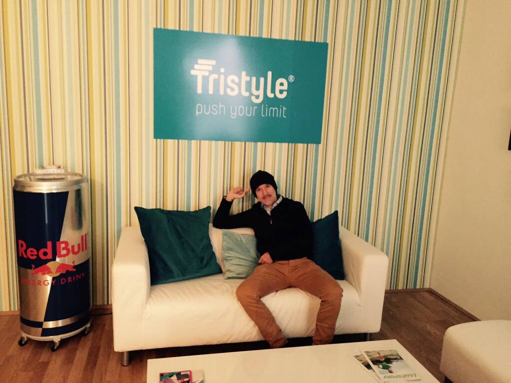 Zu Besuch bei Tristyle, mit leichter Kippung hin zum Red Bull Automaten (21.05.2015) 