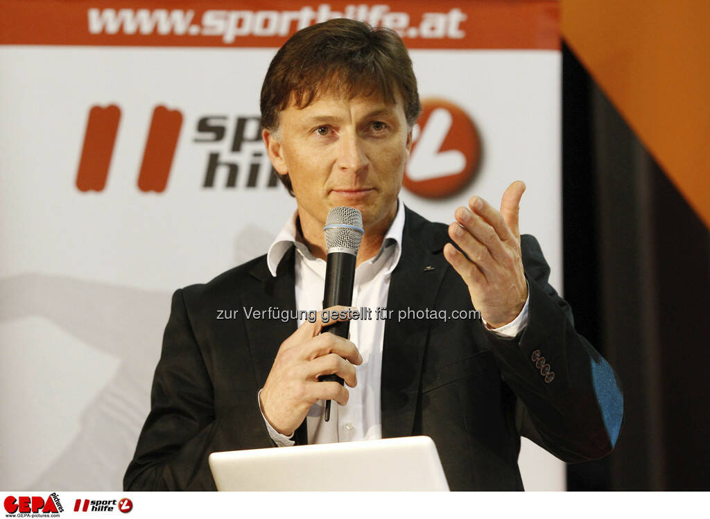 Gernot Kellermayr (Praesident des VSSOE). Foto: GEPA pictures/ Mathias Mandl, © GEPA/Sporthilfe (28.02.2013) 