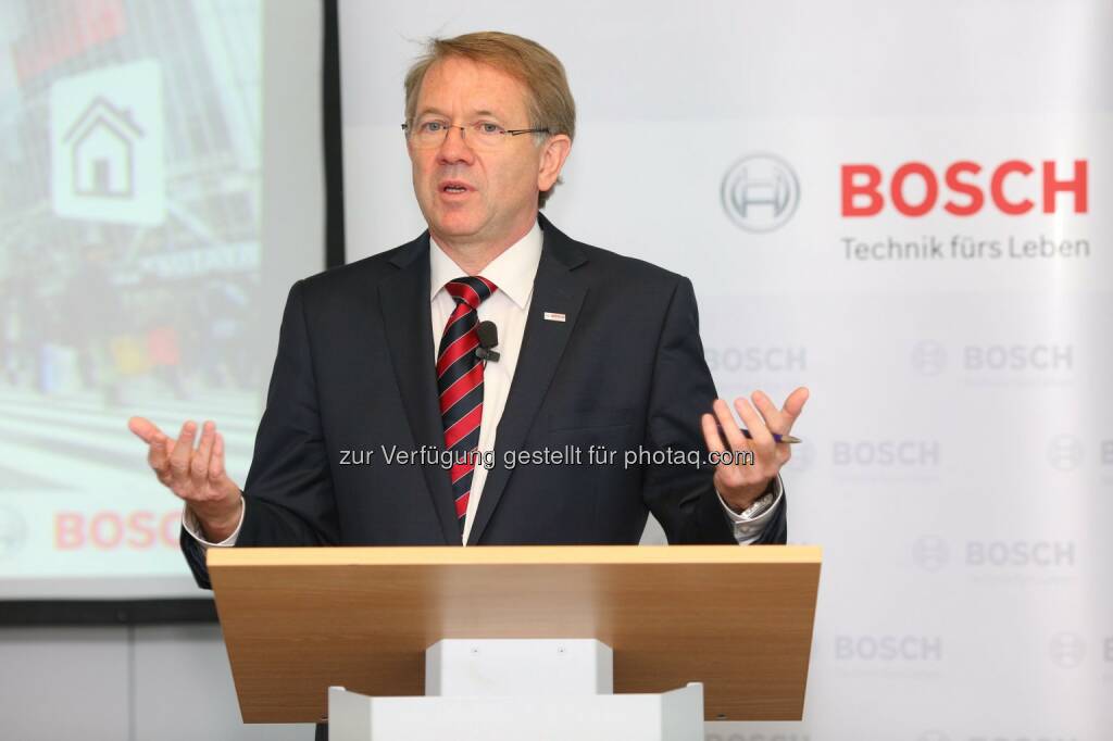 Klaus Peter Fouquet (Bosch Österreich CEO): Robert Bosch AG: Bosch baut Aktivitäten in Österreich weiter aus, © Aussender (27.05.2015) 