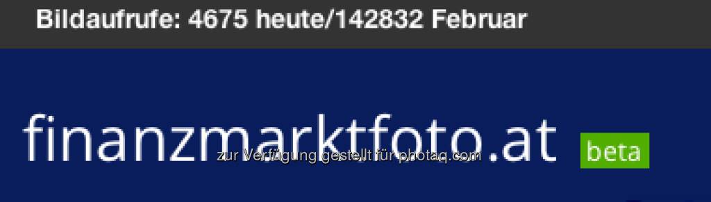 finanzmarktfoto.at im Februar mit 142.832 Bildaufrufen (03.03.2013) 