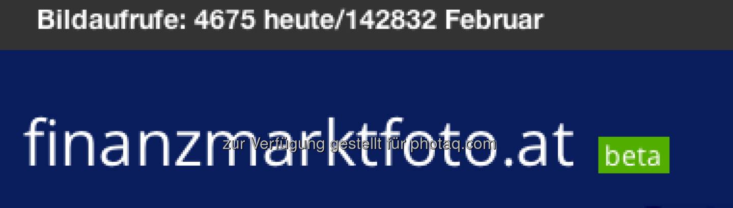 finanzmarktfoto.at im Februar mit 142.832 Bildaufrufen