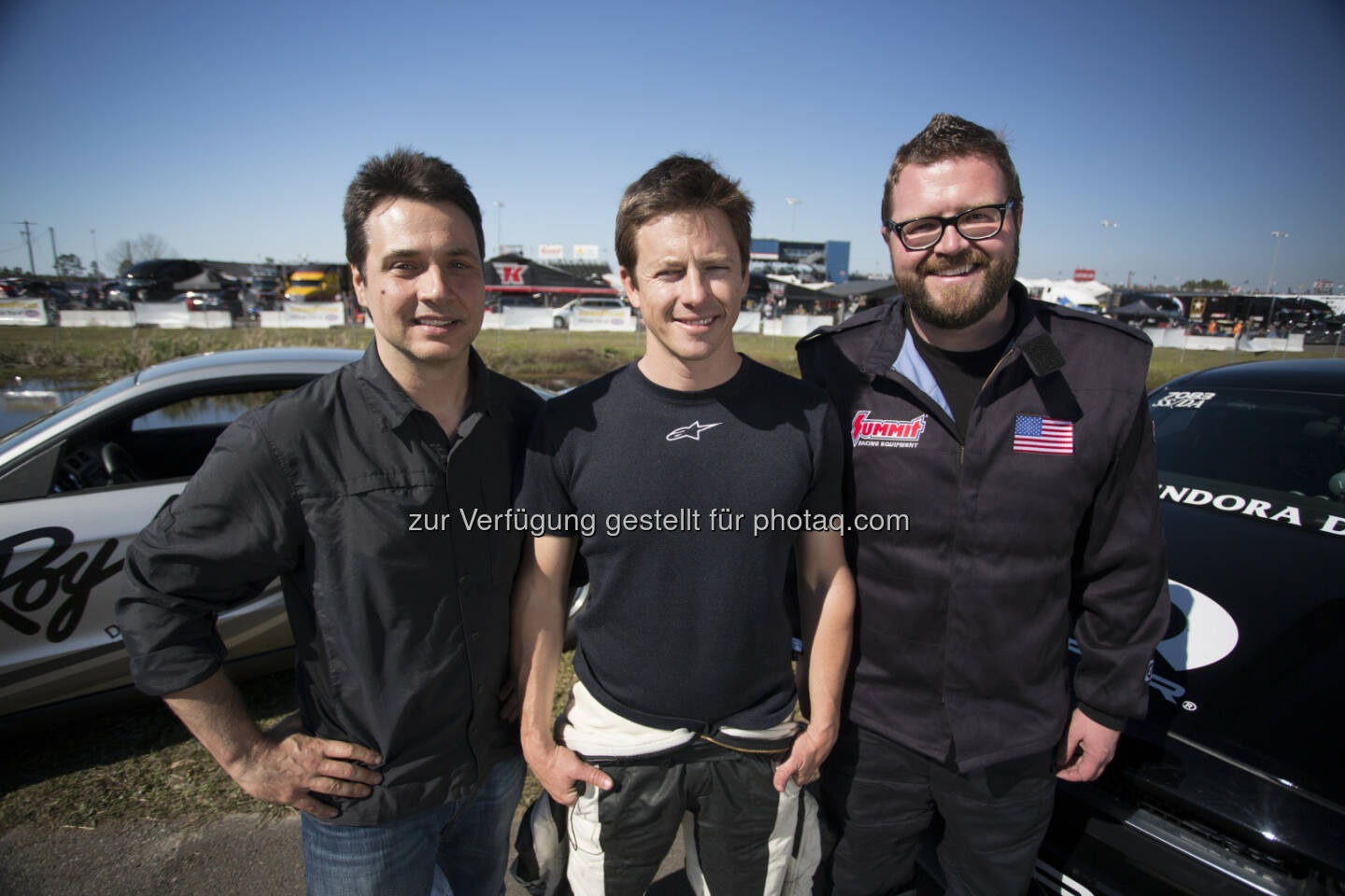  Adam, Tanner & Rutledge after the drag race. © 2014 BBC Worldwide Ltd.: RTL II: Neu bei RTL II: Top Gear USA bietet hochklassiges Motor-Entertainment